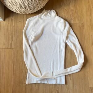 White Turtleneck Sweater